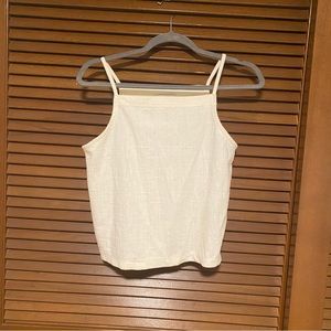 Madewell Apron Tank - White/Cream Sz Small